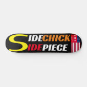 SIDE CHICK SIDE PIECE 7.75" スケートボードデッキ (横)