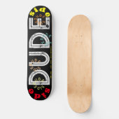 SIDE DUDE OFFICIAL JMT 8 1/4"スケートボードデッキ スケートボード (正面)
