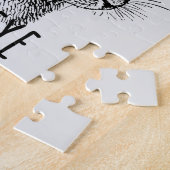 Side Eye Funny Bunny ジグソーパズル (側面)