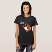 Side Eye Moo Turkey Funny Thanksgiving Autumn Fall Tシャツ (正面フル)