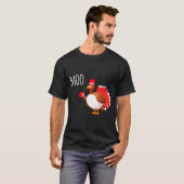 Side Eye Moo Turkey Funny Thanksgiving Autumn Fall Tシャツ (正面フル)