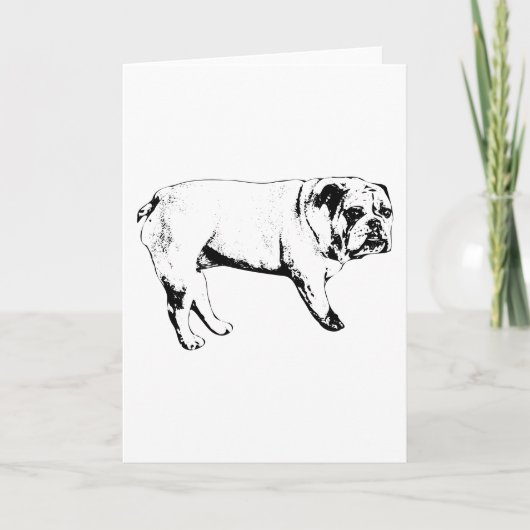 Side-Look Bulldog Card カード (正面)