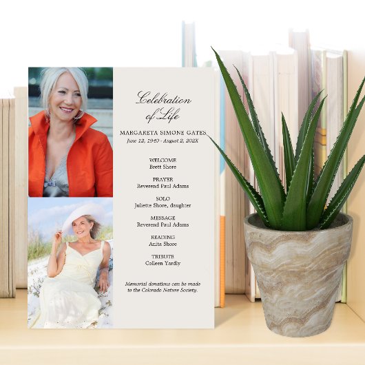 Side Photosお祝いof Life Flat Program プログラム