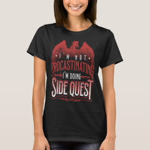 Side QuestsのRPGゲーマー遊ゲームをプレイ Tシャツ