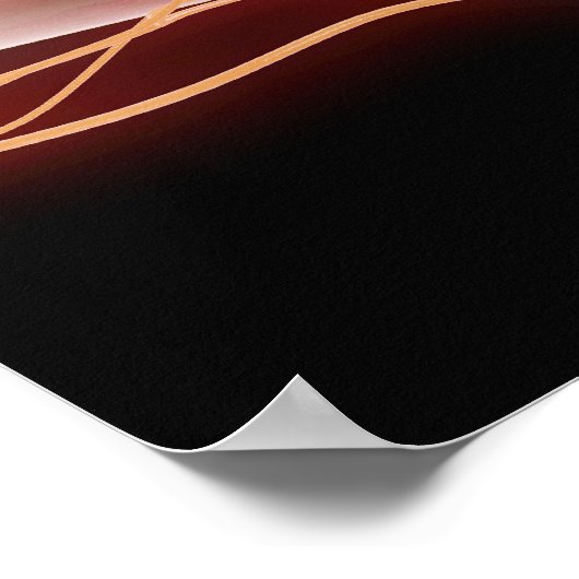 Side view of the blood vessels of the eye ポスター (角)