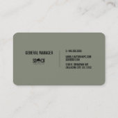 Sidecar – 一般管理者 名刺 (裏面)