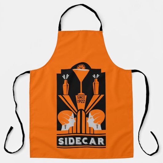 Sidecar Cocktail Art Deco エプロン (正面)