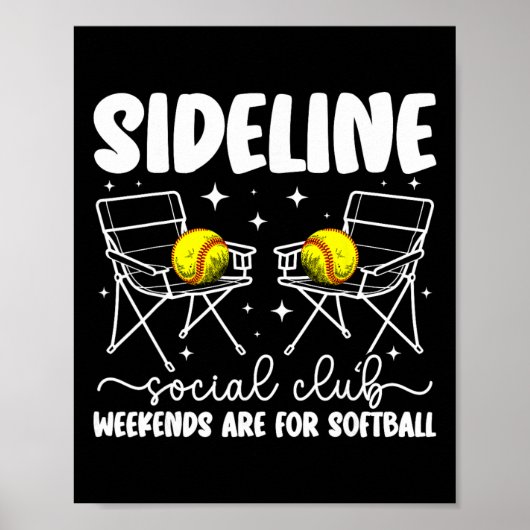 Sideline Social Club ソフトなプレイヤーのママ ポスター (正面)