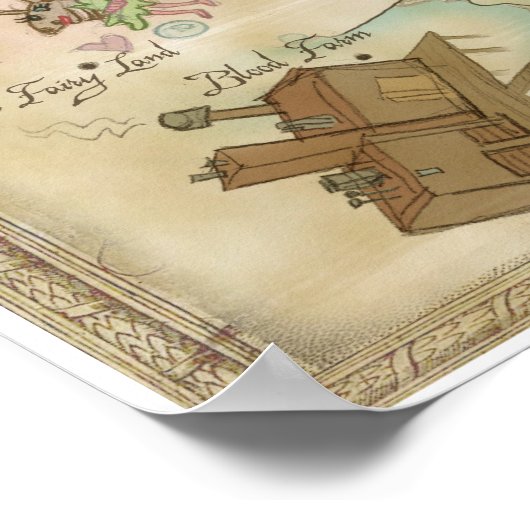 Sideshow Monkey Worldマップ ポスター (角)