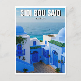 Sidi Bouはチュニジア旅行を語った ポストカード