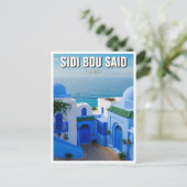 Sidi Bouはチュニジア旅行を語った ポストカード (スタンド正面)