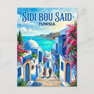 Sidi Bou Said Tunisia ポストカード