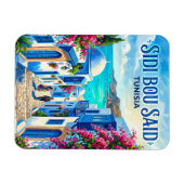Sidi Bou Said Tunisia マグネット (横)