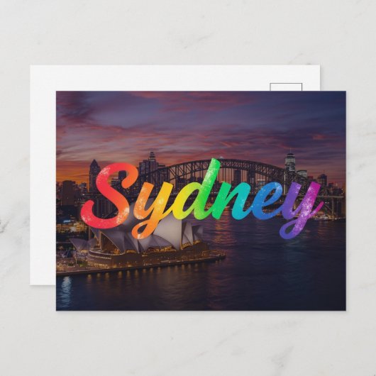 Sidney australia ポストカード (正面/裏面)