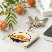 Sidney Porte-clé Premium Carré キーホルダー (側面)