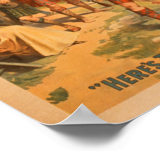 Sidney R. Ellis' Bonnie Scotland 遊 2 ポスター (角)