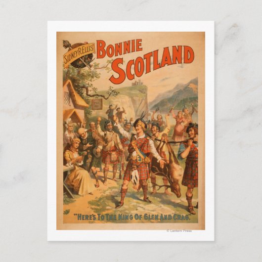 Sidney R. Ellis' Bonnie Scotland 遊 3 ポストカード (正面)
