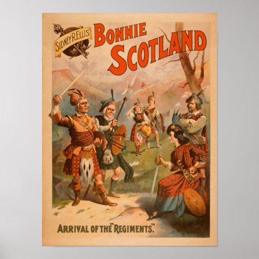 Sidney R. Ellis' Bonnie Scotland 遊 4 ポスター (正面)