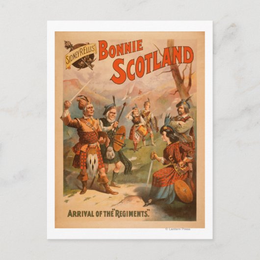 Sidney R. Ellis' Bonnie Scotland 遊 4 ポストカード (正面)