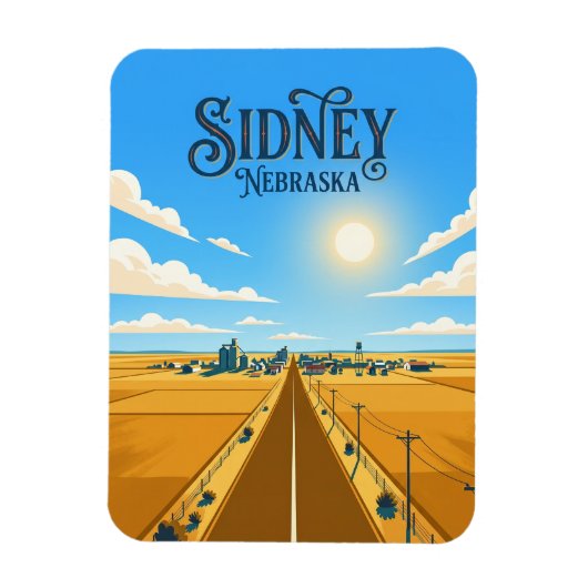 Sidney USA マグネット (縦)