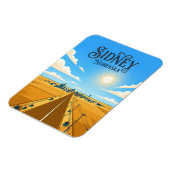 Sidney USA マグネット (左側)