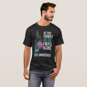 Sids認識度月グローブピンクとブルーリボン Tシャツ (正面フル)