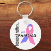 SIDS認識度 キーホルダー (正面)