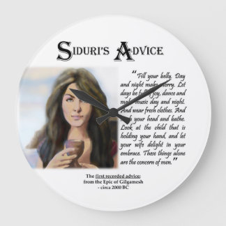 Siduriのアドバイスの時計 ラージ壁時計