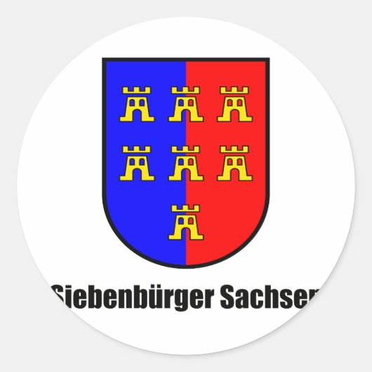 Siebenbürger Sachsen ラウンドシール (正面)