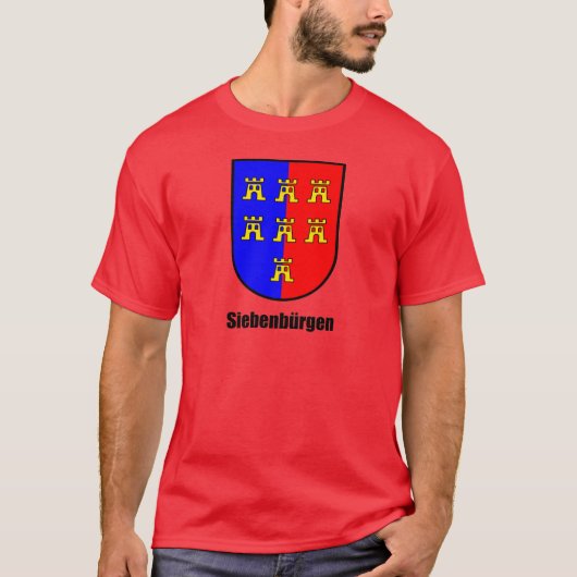 Siebenbürger Sachsen "Siebenbürgen" Tシャツ (正面)