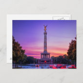 Siegessäuleのベルリンの勝利のコラム ポストカード (正面/裏面)