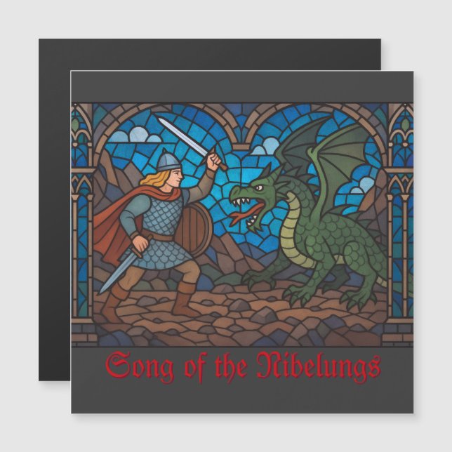 Siegfried fighting the Dragon (正面/裏面)