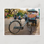 Siem Reap Bicycle Street – Travel Postcard シーズンポストカード (正面)