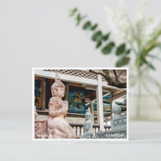 Siem Reap Devata Temple Postcard シーズンポストカード (スタンド正面)
