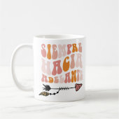 「Siempre Hacia Adelante」感動的引用文 コーヒーマグカップ (左)