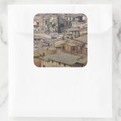 Sienaの屋根の写真のシール スクエアシール (バッグ)