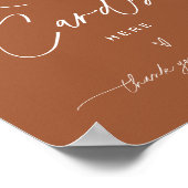 SIENNAレシピカードのサイン離れ – お使いのレシピ ポスター (角)