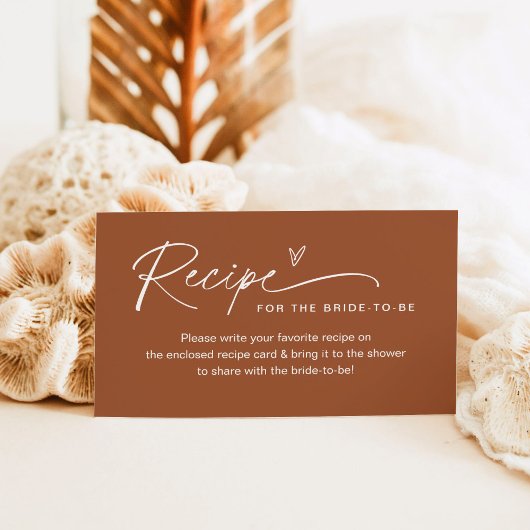 SIENNAレシピ挿入カード 名刺