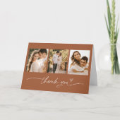 SIENNA Bohemian写真結婚のサンキューカード サンキューカード (正面)