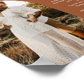 SIENNA Bohoフォトテーブル番号とおもしろいファクト8x10 ポスター (角)