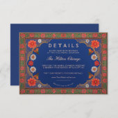 SIENNA I :の結婚詳細カード エンクロージャーカード (正面/裏面)