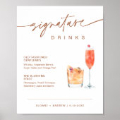 SIENNA Signature Drinks結婚's Sign 8x10 ポスター (正面)