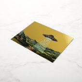 Sienna UFO - 箔シーズンポストカード (回転した状態)