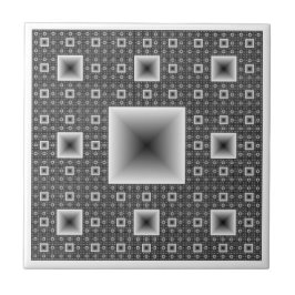 Sierpińskiのカーペットのフラクタル タイル