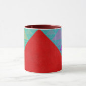 Sierpinskiのキルトのマグ マグカップ (中央)