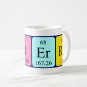 Sierra周期表名mug コーヒーマグカップ (正面右)