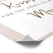 SIERRA推測キスブライダルシャワーゲーム ポスター (角)