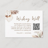 SIERRA ボホ ウィッシング ウェル, ハネムーン ファンド QR カード (正面)