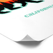 Sierra-at-tahoe Skiing Snowboarding California Bea ポスター (角)