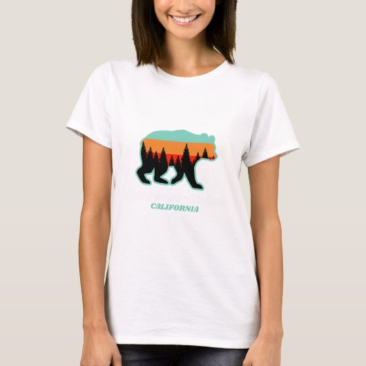 Sierra-at-tahoe Skiing Snowboarding California Bea Tシャツ (正面)